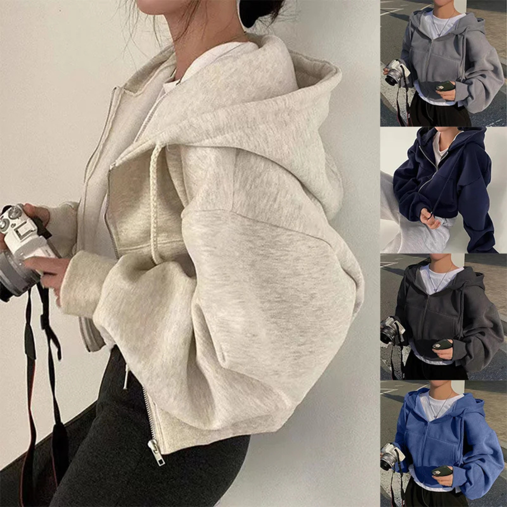 Luna Boutique | Sweat-shirt en molleton d'automne